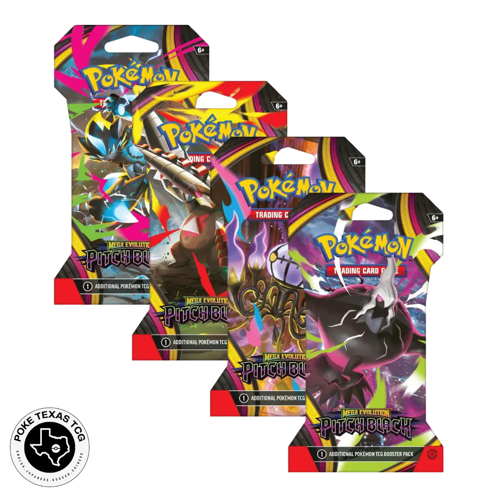 1x Pokemon Pitch Black Sleeved Booster Pack [English]