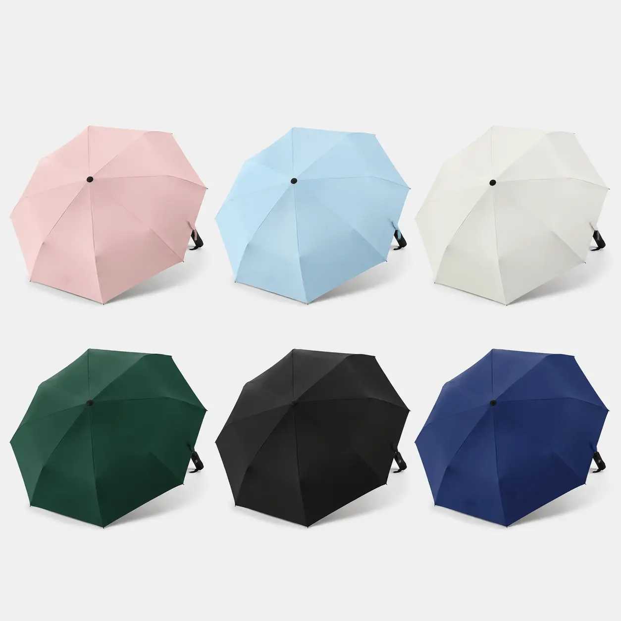 Windproof Travel Umbrella - Automatic Umbrellas for Rain, Compact Folding Umbrella with UV Protection, Lightweight Portable Design for Backpack/Walking/Car, Sun & Storm Ready