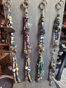 Witchy Charm Bell Keychains - Handmade