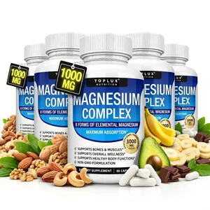 Magnesium Complex 8 Essential Magnesium Supplement - 5 Pack Bundle