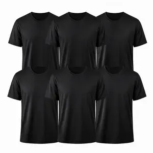 6 Pack Men's T-Shirts - Quick Dry Breathable Mesh Crew Neck Tees Perfect for Gym Workout Running Hiking Work  Daily Wear Travel outdoor