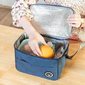 Portable Cooler Bag Durable Insulated Bag Folding Insulation Picnic Ice Pack For Food Thermal Drink Carrier Insulated Lunch Box Delivery S/M/L