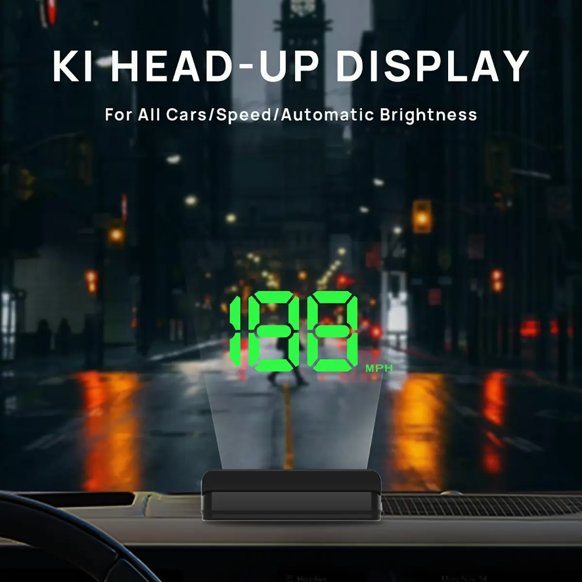 Head up Display Car GPS Digital Speedometer Car Truck Motorcycle Head Up Display Odometer HUD MPH Car Tools Accessory