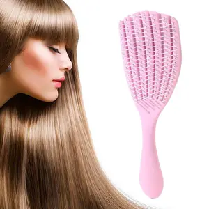 Brush for Curly Hair, Hairbrush for Wet Dry Thick Thin, Easily Comb Through Curl Hair and Reduces Breakage, Curly Brush for Women Men