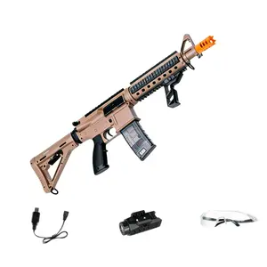 Electric Automatic Game Toy Launcher, with a non-removable orange muzzle,Rechargeable Outdoor Party Play Toy, Safe Interactive Team Game, Fun Group Play, Birthday Gift, Valentine’s Day Gift, Holiday Gift for Teens & Adults