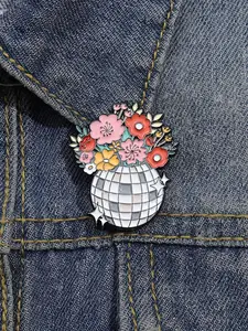 Floral Design Brooch Pin, Cute Brooch Pin for Backpacks & Hats, Fashion Accessories for Women & Men, Perfect Gift Idea