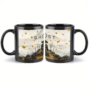 11Oz The Ghost of Yotei Ceramic Coffee Mug, Ideal for Both Outdoor Activities And Home Enjoyment, Gift for Fan, Game Lovers