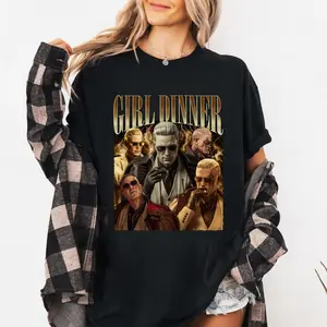 Girl Dinner Aesthetic Shirt, Zeno Resident Evil Requiem Bootleg Vintage Y2K Sweatshirt, Unisex Hoodie