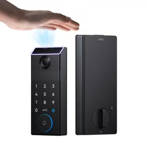 eufy FamiLock S3, Palm Vein Recognition Wi-Fi Smart Lock, 3-in-1 Keyless Entry, Security Electronic Deadbolt for Front Door, ANSI/BHMA Grade 1, Auto Lock, Voice Control, IP65