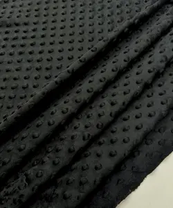 Black Minky Fabric