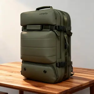 Your New Favorite Carry-On Backpack! This heavy-duty expandable backpack fits all airline rules, has a USB port & laptop slot. Perfect for business travel!