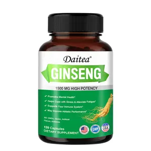 Daitea Ginseng + Ginkgo Leaf Health Supplement — Supports Brain Memory and Focus