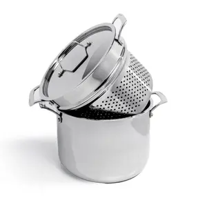 BergHOFF Professional Straight 3pc 18/10 SS Tri-Ply Pasta Set