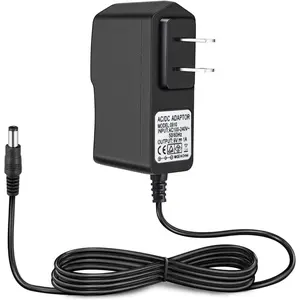 Guitar Effect Pedal Power Supply Adapter,AC DC 9V Power Cord Fit for 9V1A Guitar Effects Pedal,Keyboard Center Negative