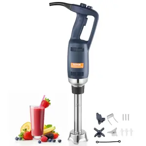 VEVOR Commercial Immersion Blender, 350W Heavy Duty Hand Mixer, 12 inch Stepless Variable Speed Mixer with Stainless Steel Blade, Multi - Purpose Portable Mixer for Soup, Sauces, Mashed Potatoes, CreamVEVOR Super Brand Day