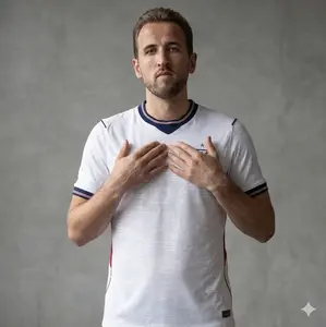 England Jersey 25-26 , White Soccer Casual Style for All Seasons, Classic Throwback Jersey Sportswear Top