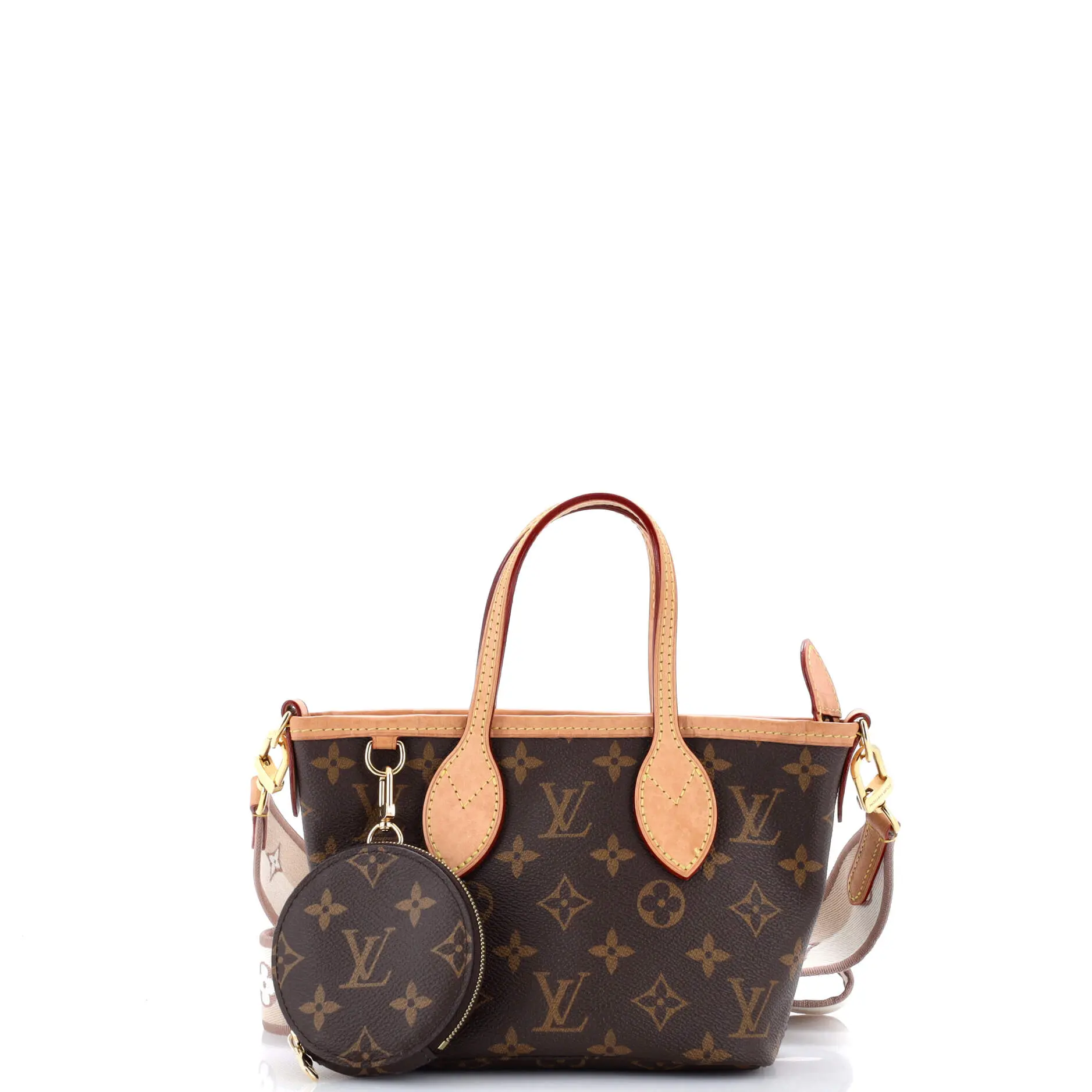 Pre-owned Louis Vuitton Canvas Coated Tote Bags REBAG Neverfull NM Tote Monogram Canvas BB by Rebag