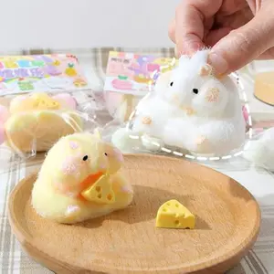 2025 New Gifts hamster shaped taba squeeze toys，toys for stress relief，handmade，for adult tricky funny squeeze toy Surprise little birthday gift for boys and girls kurapika stress ball mesh ball