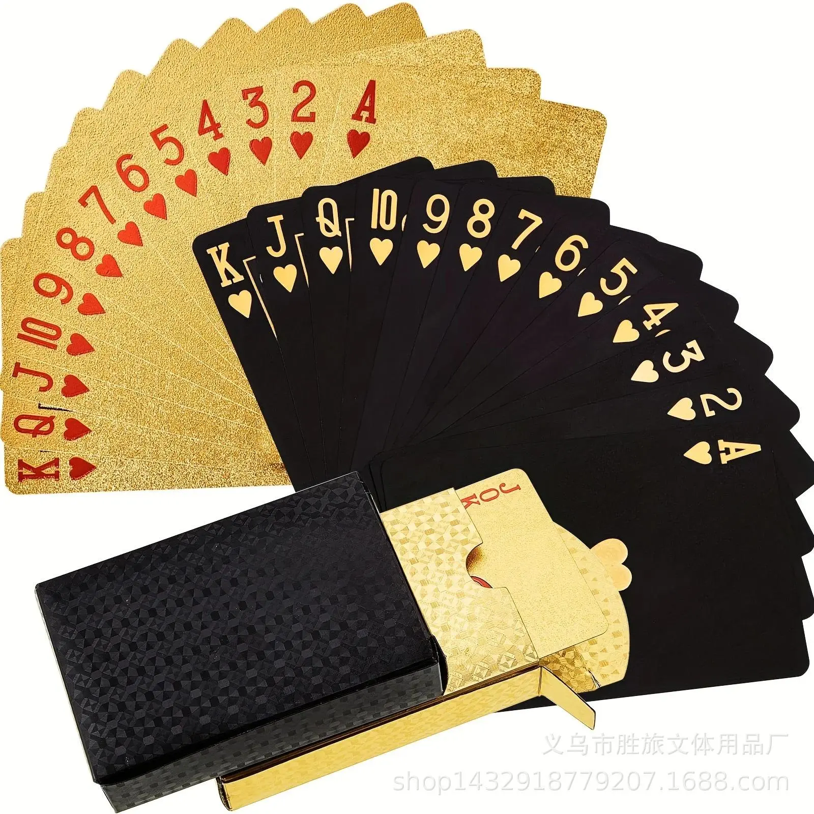Waterproof PVC Plastic Poker Cards, Tabletop Game Decks of Cards, Durable and Reusable Playing Cards for Home Gaming, Party Cards Game, Card Games for Teens