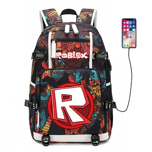 2026 New ROBLOX RED NOSE DAY Game Social Network Peripheral Backpack School Bag Computer Bag Backpack