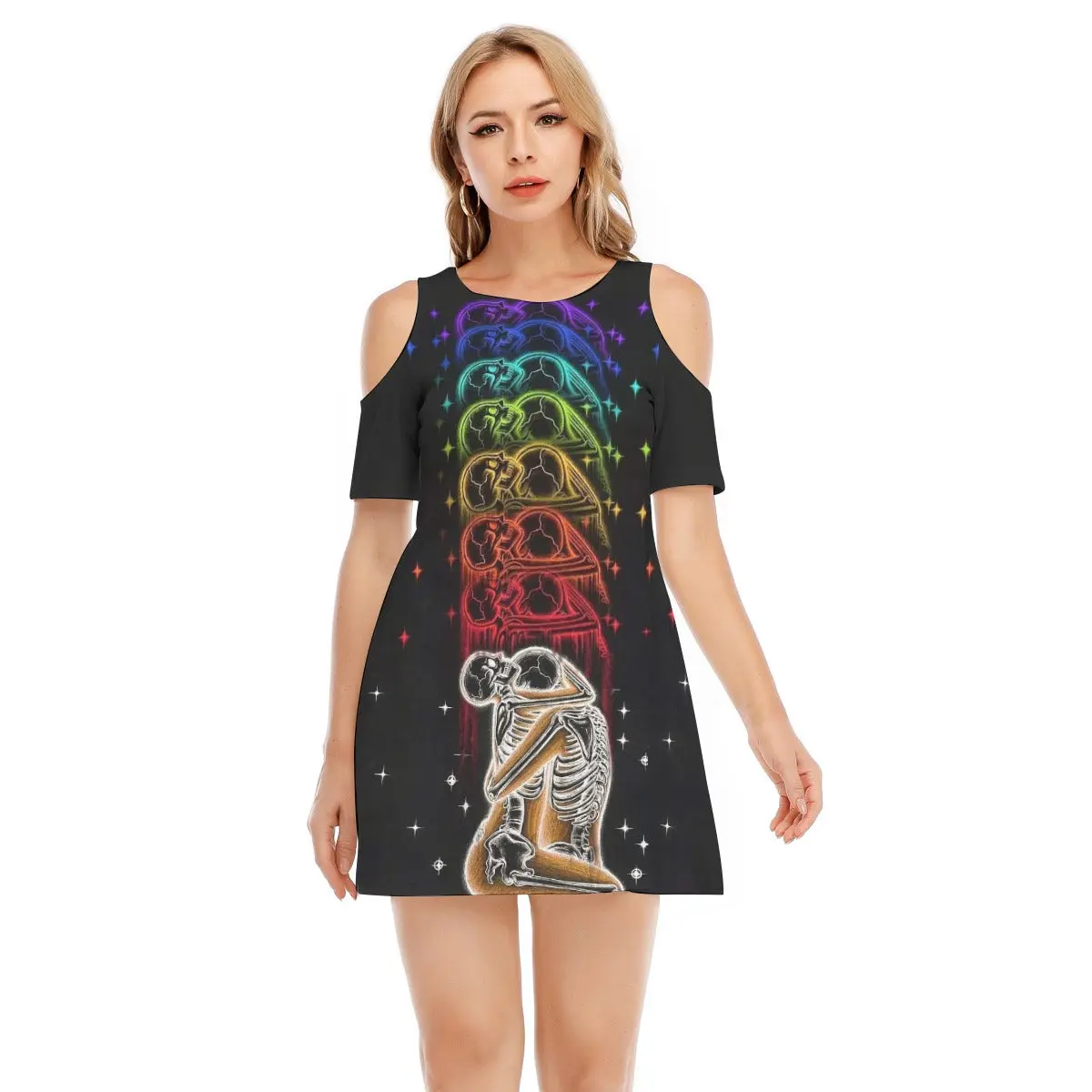 Divine Connection Cold Shoulder Dress | 100% ORGANIC COTTON