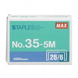 212 MAIN USA Max HD-50Df Standard Paper Staples, 1-4 in. Leg Length, Specified Crown Width, 1-5000 Pk Fastening Paper Office Equipment Part