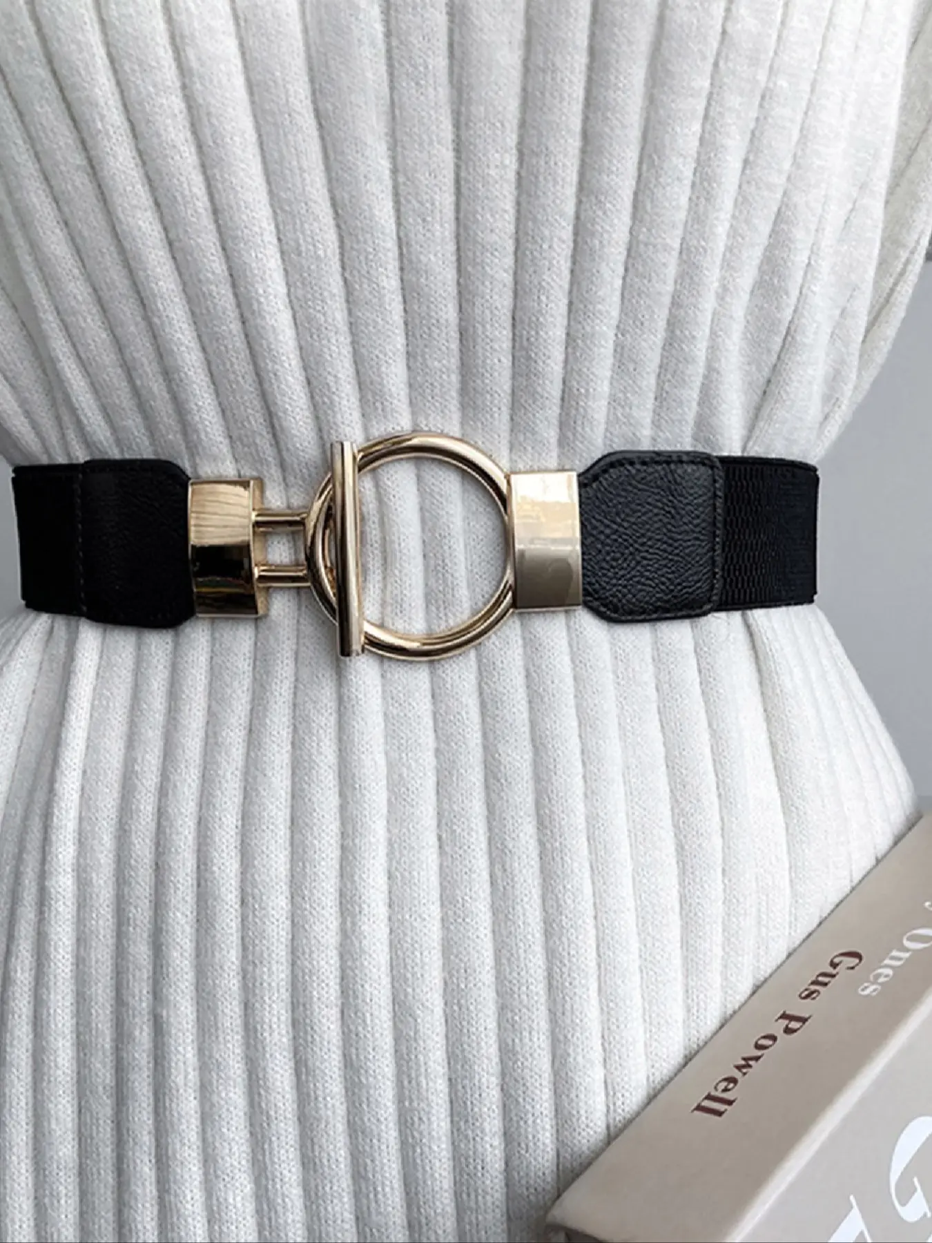 Women's Elastic Waist Belt, Wide Cinch Elegant Belt Buckle Strap, Fashionable Daily Wear Accessory, Perfect for Dresses & Fashion Belts