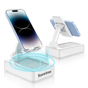 Cell Phone Stand with Wireless Bluetooth Speaker