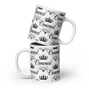 Crowned Legacy "Signature" White glossy mug