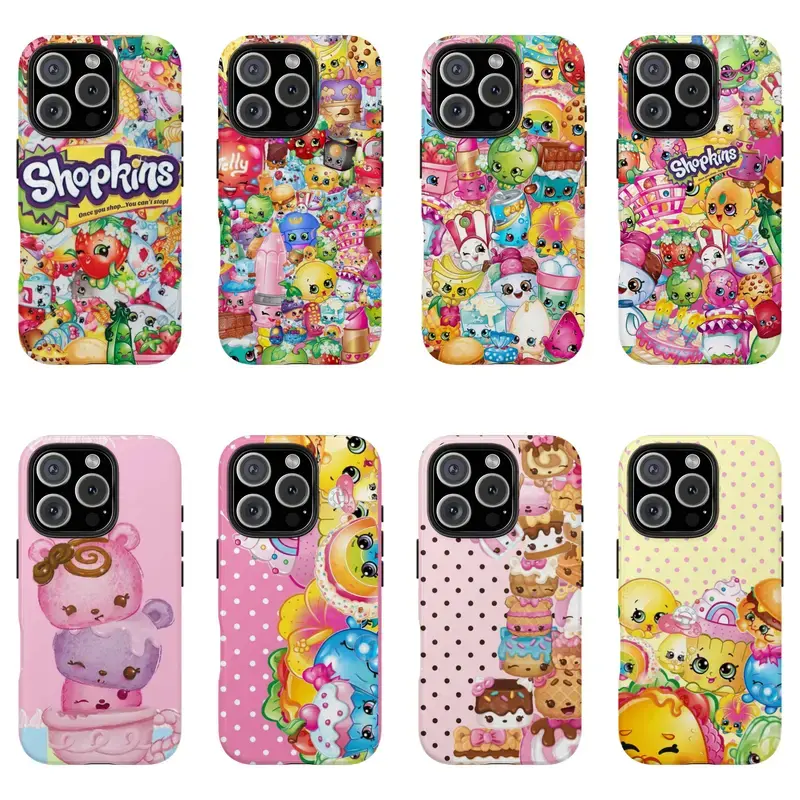 Cute Collectible Toy Character Phone Case - Colorful Aesthetic Cover
