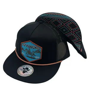 De Rancho Dessert Cowboy Hat (Black/Orange) DR307