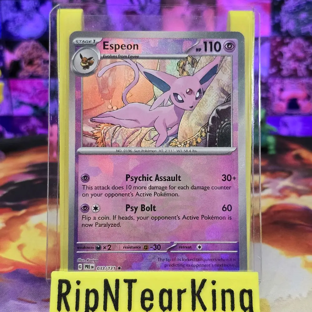 Espeon PRE 033/131 Pokeball Raw Card
