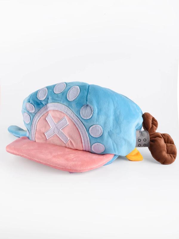 One Piece Tony Tony Chopper hat Cosplay Accessories Hat Plush Blue Hat Costume Hat Ver 5 Halloween Christmas Cap Anime Tony Chopper Plush Hat Cosplay Girl Gift Masks Comfortable