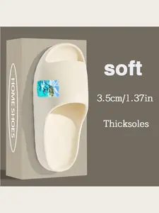 Dolphin Themed Slippers for Women Men Non Slip Summer Beach Sandals with Tropical Island Print Lightweight Comfortable Indoor Outdoor Shoes