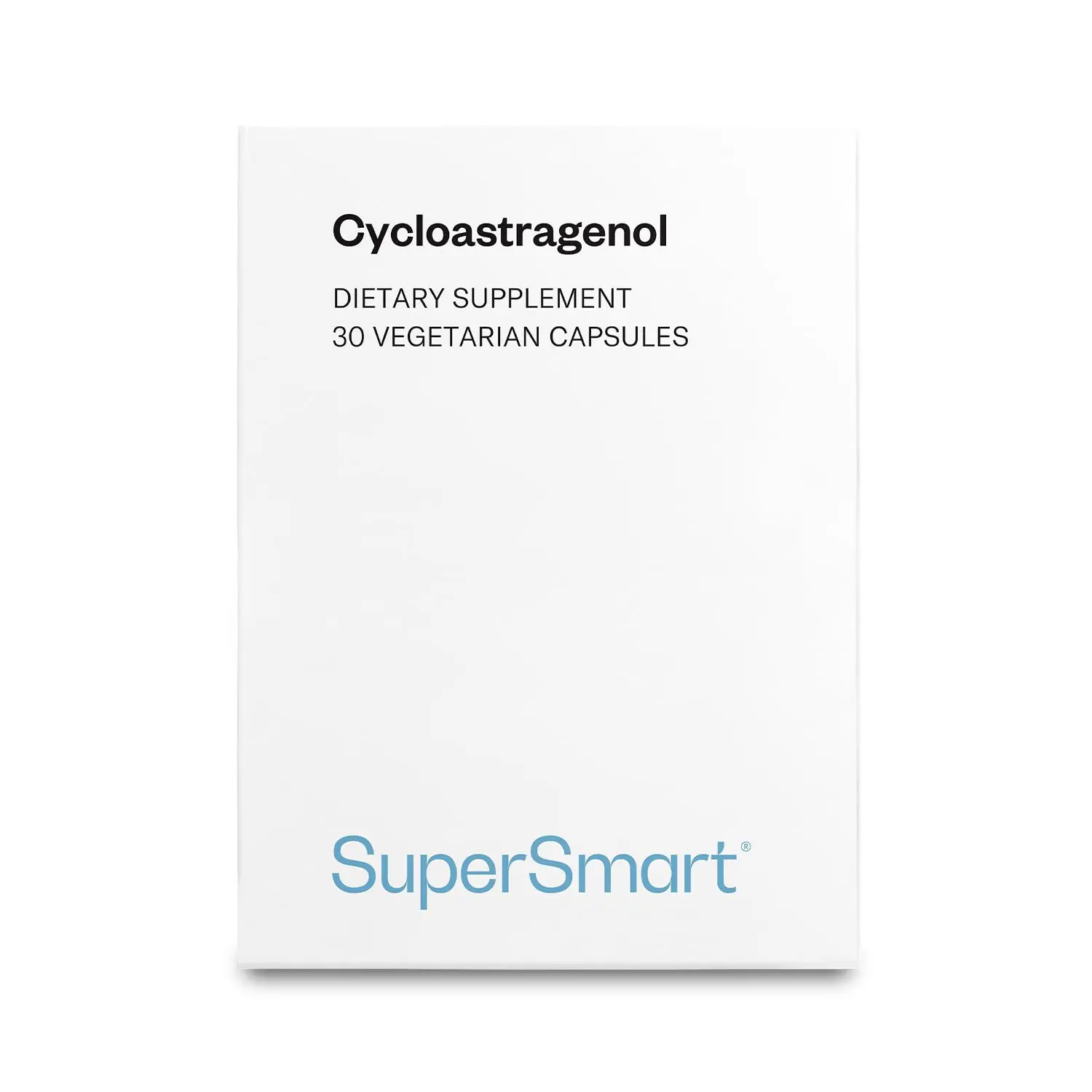 SuperSmart - Cycloastragenol Maximum Strength 25mg per Day (98% Purity) - DNA & Telomeres Supplement - High Potency Astragalus Membranaceus | Non-GMO & Gluten Free - 60 Vegetarian Capsules