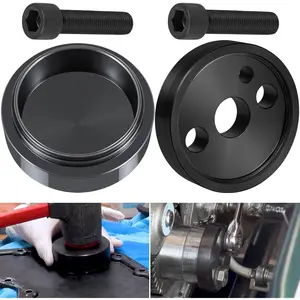 1338 Front Cover Crankshaft Seal Installer &5046 Wear Sleeve Installer Tool Kit For Dodge Cummins 3.9L 5.9L 6.7L Replace OE 1338/ 3824498 , 5046/ 3824500