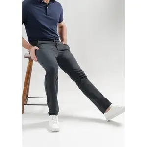Dark Grey UltraFlex Slim Fit Chino