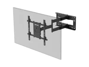 Monoprice Portrait and Landscape 360 Full-Motion Articulating TV Wall Mount for TVs 40in to 75in, Weight Capacity 110 lbs, Extension 3.3in to 31.5in