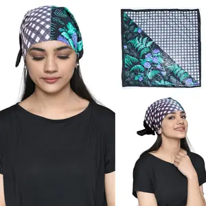 6pcs Cotton Bandanas Scarves Versatile Holiday Gifts, Stylish Face Masks, Headwear, Outdoor Sports Accessories, Perfect for Women Men Winter & Casual Wear