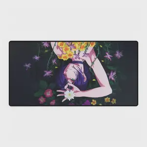 Chainsaw Man Anime Desk Mat, Reze Arc Anime Manga Gaming Mouse Pad, Extended Waterproof Non-Slip Desk Mats, Otaku Decor