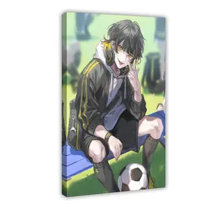 Anime Blue Lock Bachira I Canvas Poster Wall Art for Home Bedroom Office Dorm Room Decor