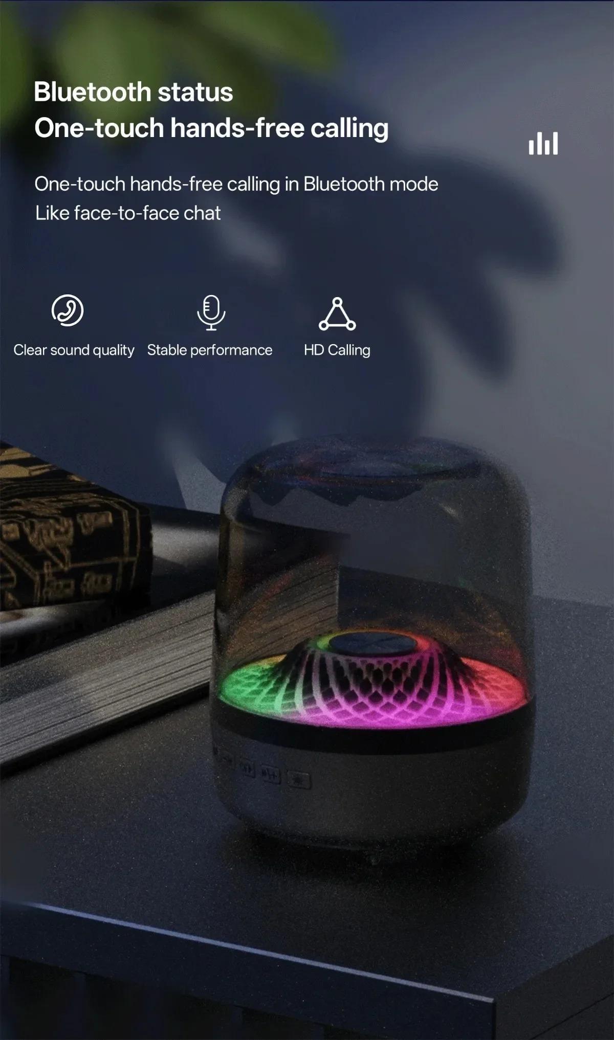 RGB Breathing Light Bluetooth Speaker | Powerful Subwoofer + Hi-Fi Stereo | Gaming Room & Home Theater Essential