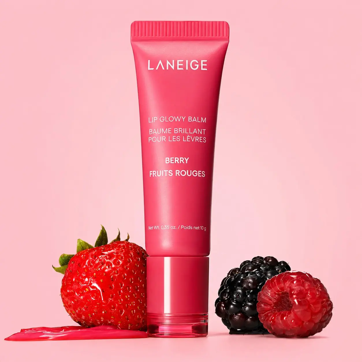 LANEIGE Berry Glowy Balm - 0.35oz Hydrating Lip Balm, Beauty & Personal Care Makeup Essential