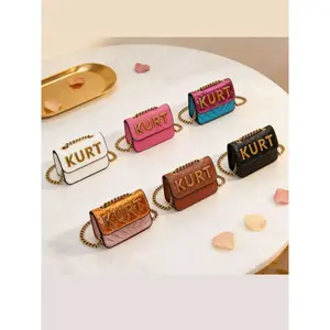 Mini Crossbody Chain Bag with Magnetic Letter Pouch, Elegant Chain Shoulder Strap, Multiple Colors Available, Fashion Casual Style, All Seasons Use, Fashionable Crossbody Bag, Crossbody Clutch Purse