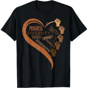 Celebrating Black History with Diversity Equity and Melanin African Women TShirt