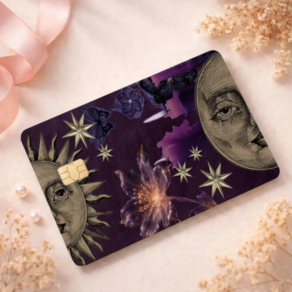 Stevie Nicks Credit Card Decal Sticker, Fleetwood Mac Rumours Premium Matte Vinyl Card Skin Cover, Witchy Bohemian Gift for Music Lover
