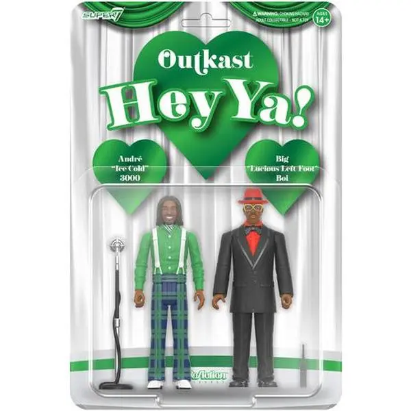 OutKast - Super7 - OutKast - ReAction Figures Wv4 - Hey Ya! 2-Pack  [COLLECTIBLES] Action figurine/statue, Collectible