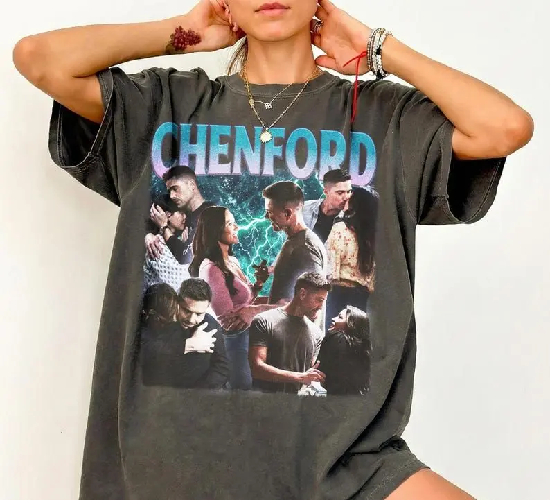Chenford T-Shirt, Lucy Chen Tim Bradford Graphic Tee, The Rookie Apparel, Vintage Comfort Colors Tee