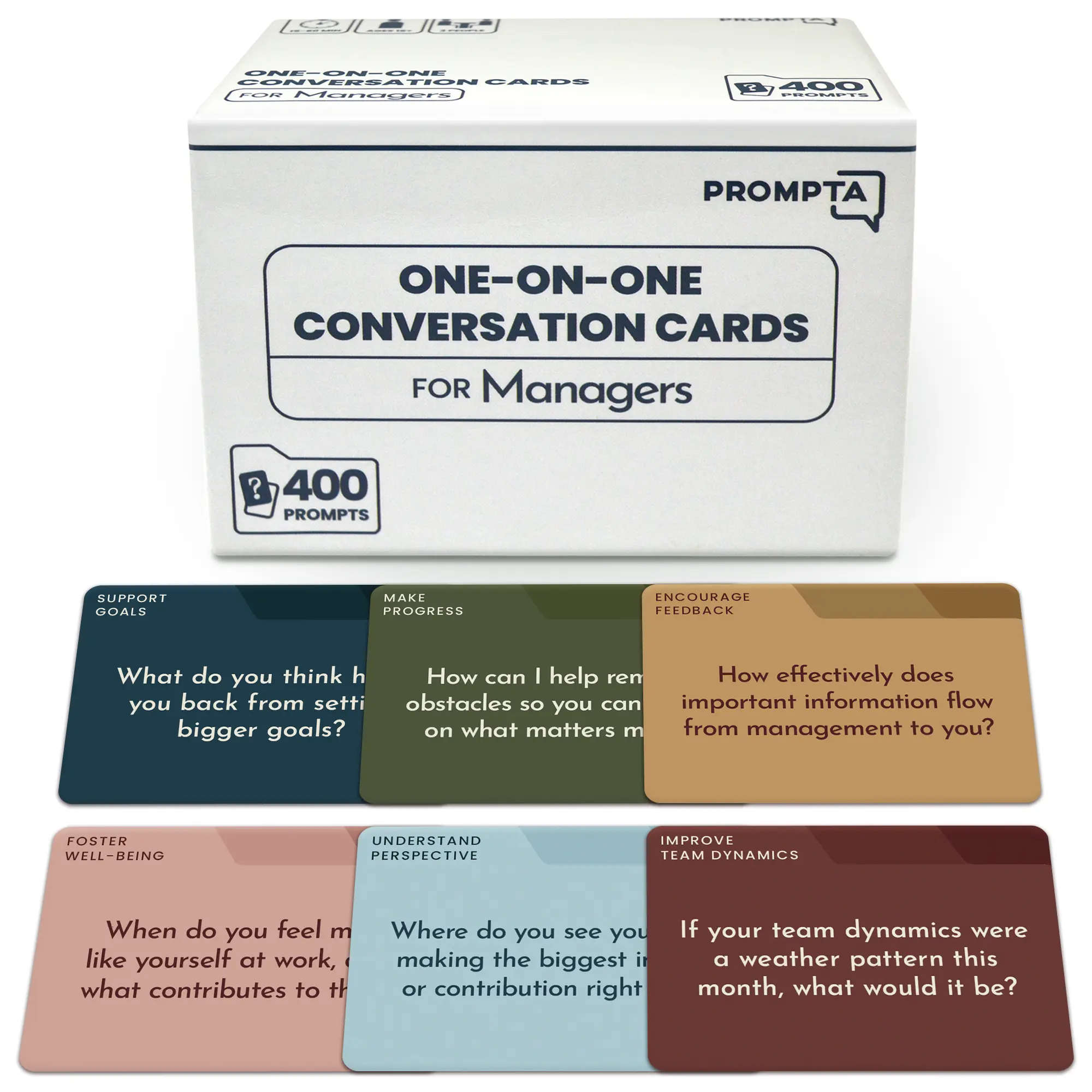 400 One-on-One Conversation Cards for Managers