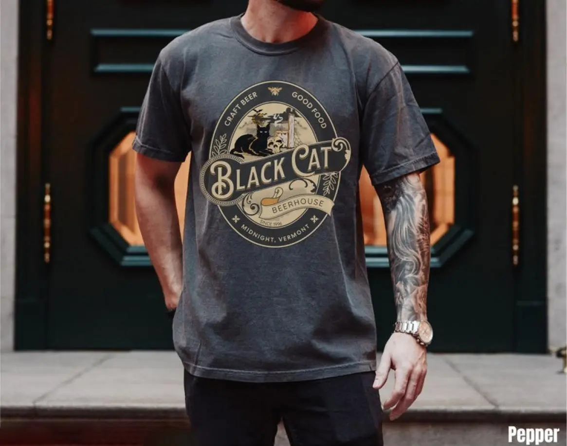 Retro Halloween Comfort Colors Fall Shirt Men Halloween TShirt Vintage Beer . Halloweenshirt T-Shirt Crewneck Fall Shirt For Man